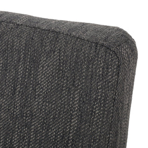 Contemporary Dining Chair With Upholstered Seating And Tapered Legs
