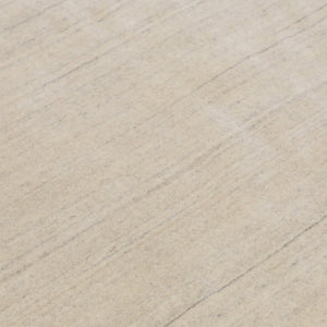 Beige Tribal Border Hand Loomed Wool Area Rug