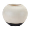 Beige Two Tone Ceramic Vase 8.75"D - Tuesday Morning - Vases