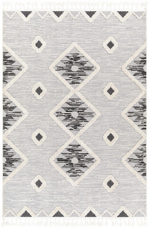 Belance High/Low Pile Rug with Tassels - Clearance