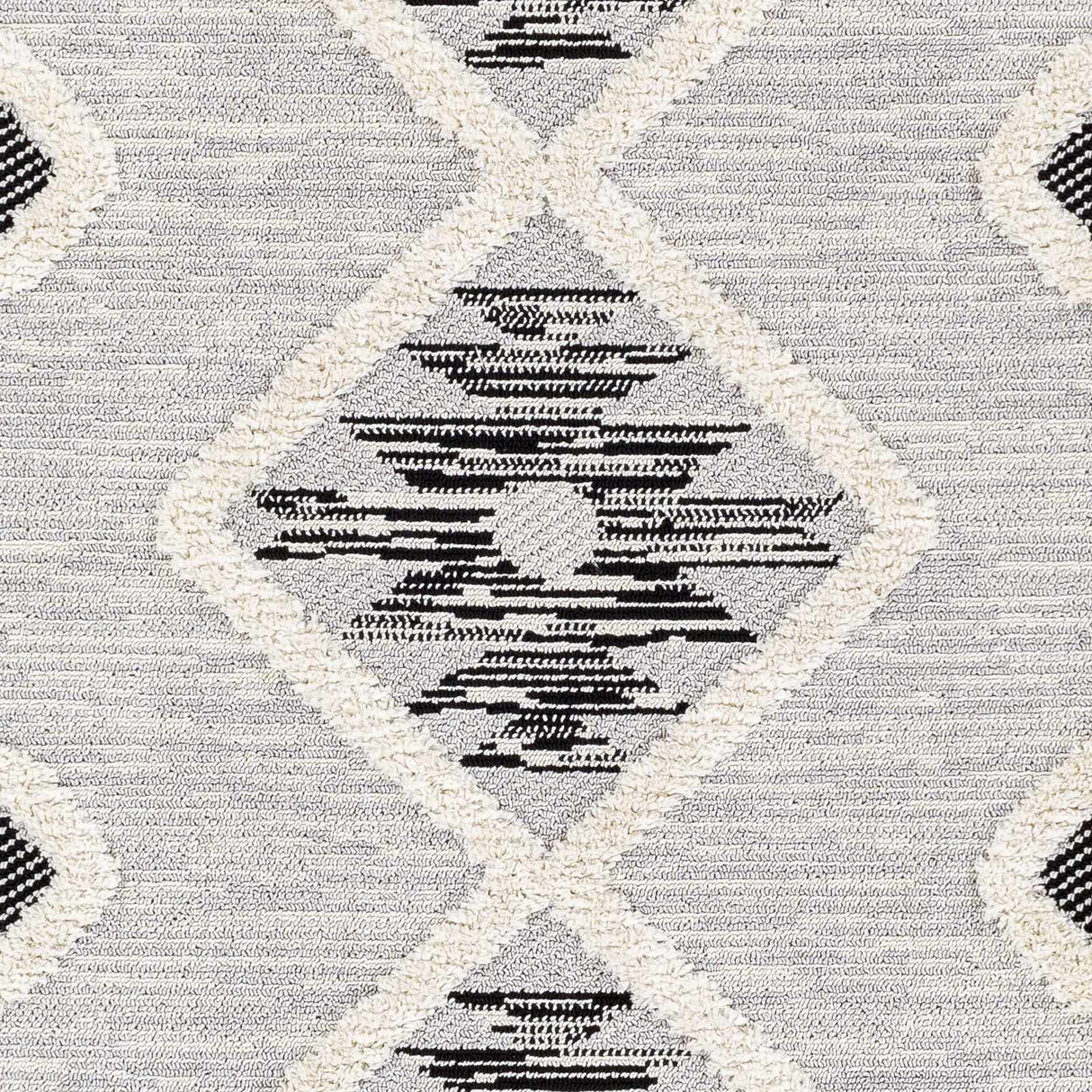 Belance High/Low Pile Rug with Tassels - Clearance