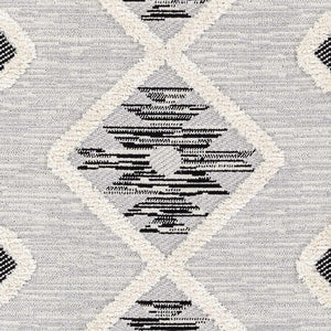 Belance High/Low Pile Rug with Tassels - Clearance