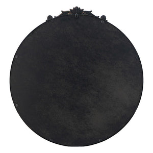 Classic Design Mirror With Baroque Inspired Frame For Bathroom, Entryway Console Lean Against Wall