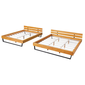 Pine Wood Bed Frame - King Size