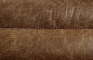 Rafer Cocoa Top Grain Leather Sofa