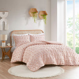 Full/Queen Clip Jacquard Comforter Set