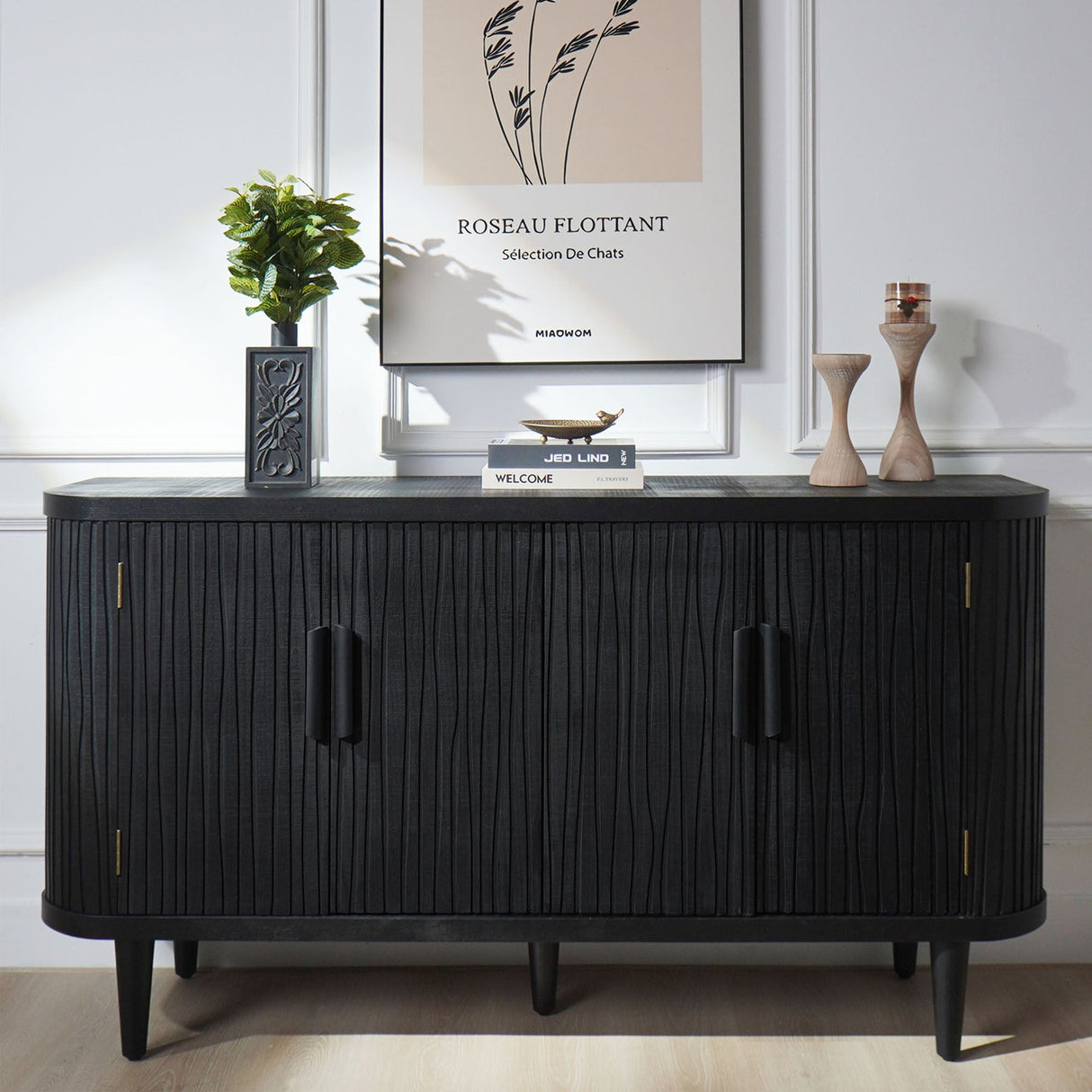 Modern Accent Storage Cabinet