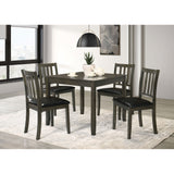 Rowland Charcoal 5-piece Dining Set