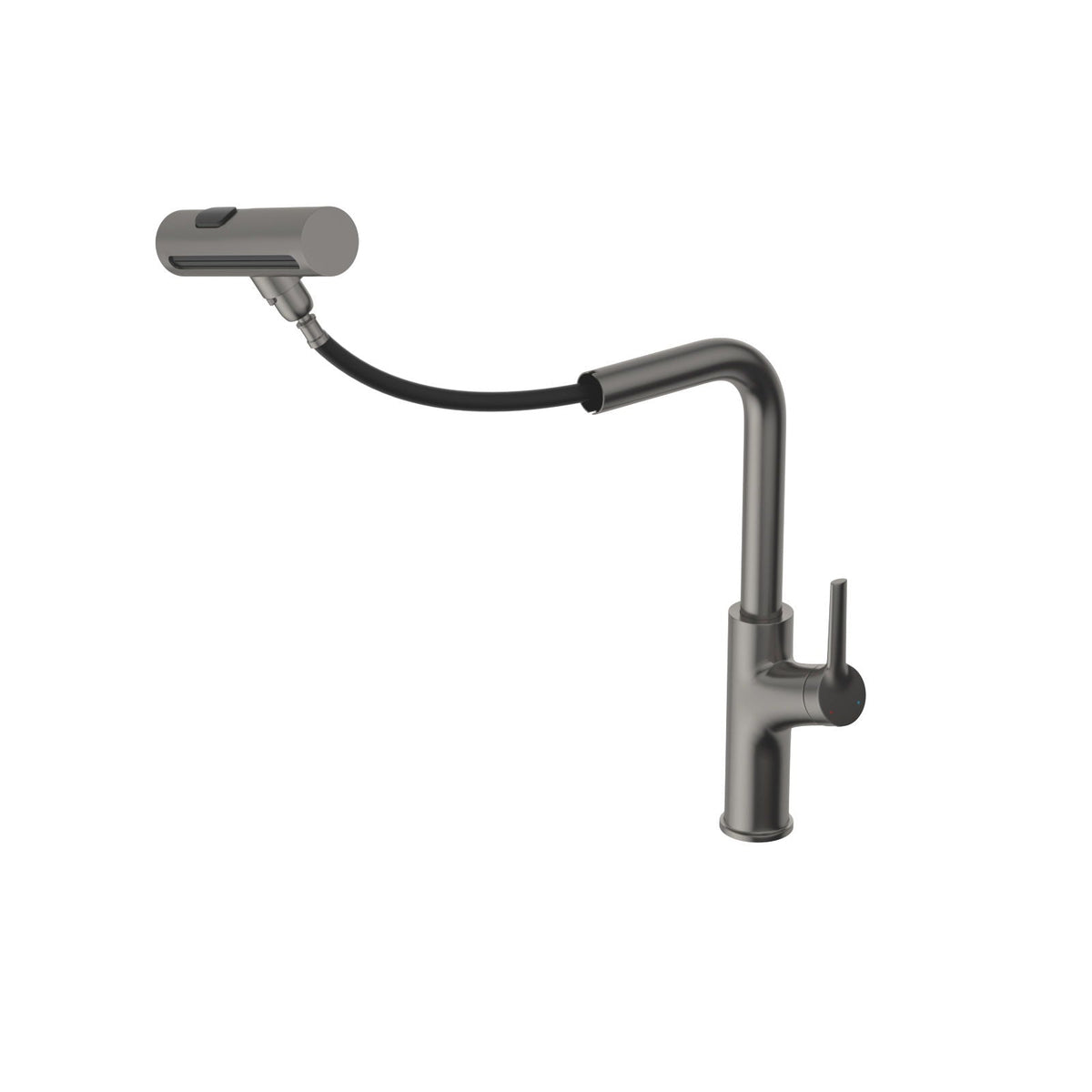Drop-In Stainless Steel Kitchen Sink With Pull-Out Faucet And Soap Dispenser