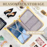 20'/24'/28' ABS Spinner Wheel Luggage Set with USB Port & Cup Holder