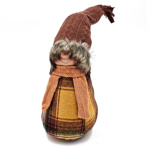 Gnomes Decorations For Fall Thanksgiving Table Decorations (Set of 2) - Brown / Yellow
