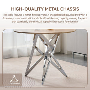 37-Inch Round Dining Table