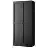 Kitchen Pantry Cabinet With 4 Adjustable Shelves, Heavy Duty Freestanding Organizer