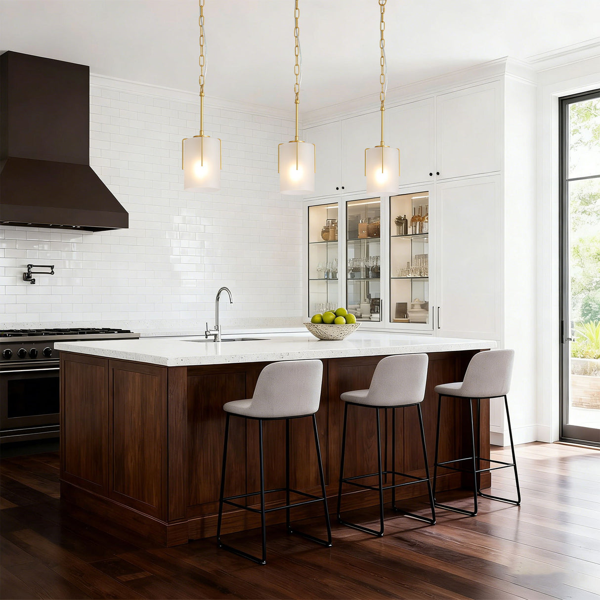 Adjustable Cylindrical Pendant Light