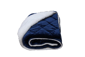 Modern Style Reversible Throw Blanket
