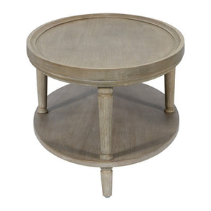 Bedford - Oval Coffee Table With Shelf - Natural