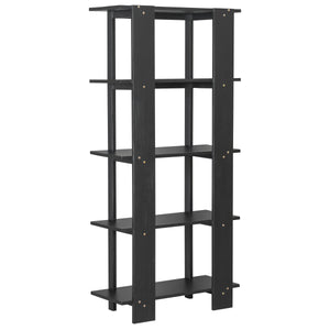 4-Tier Wooden Open Bookcase