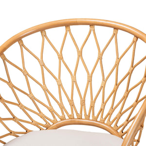 GigaTech Honey Rattan Accent Chair