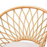 Honey Rattan Accent Chair