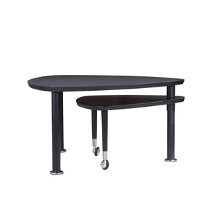 360 Degree Rotatable Coffee Table With Solid Legs