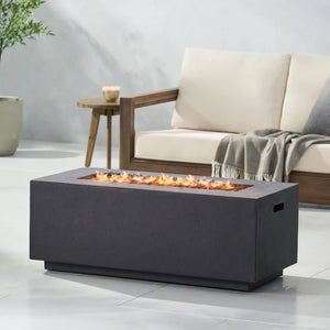 Contemporary Outdoor 40,000 Btu Propane Fire Pit