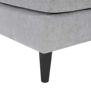 Chaise Lounge Sofa Bed With Dual Layer Armrests For Living Room