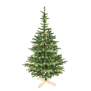 8ft Pre-Lit Christmas Tree with 500 Warm LED Lights