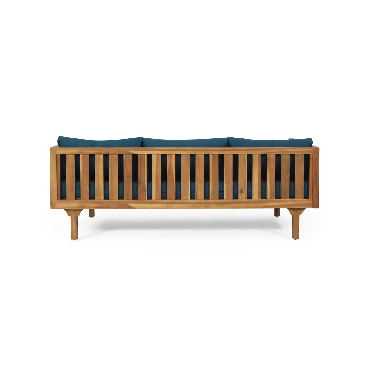 Claremont 3 Seater Daybed Teak Acacia Wood Water Resistant Cushions