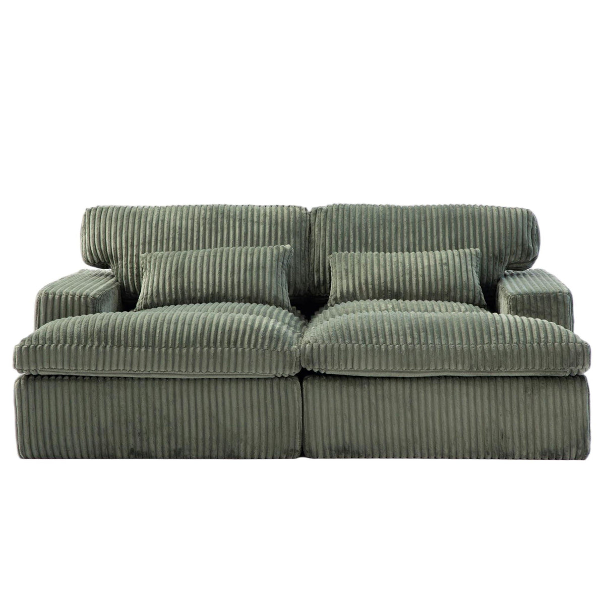 Double Chaise Lounge Chair, Oversized Upholstered Sleeper Cloud Couch