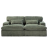 Double Chaise Lounge Chair, Oversized Upholstered Sleeper Cloud Couch