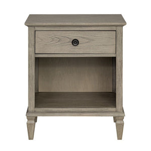 Victoria Nightstand with Open Storage - French Design - Multiple Colors
