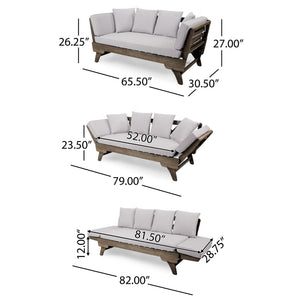 Ottavio - Convertible Sofa Daybed With Water Resistant Cushions