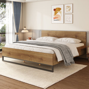Engineered Wood Bed Frame King Size