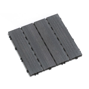 Patio Deck Tiles, Pack Of 22