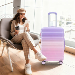 3-Piece PC Spinner Wheel Luggage Set
