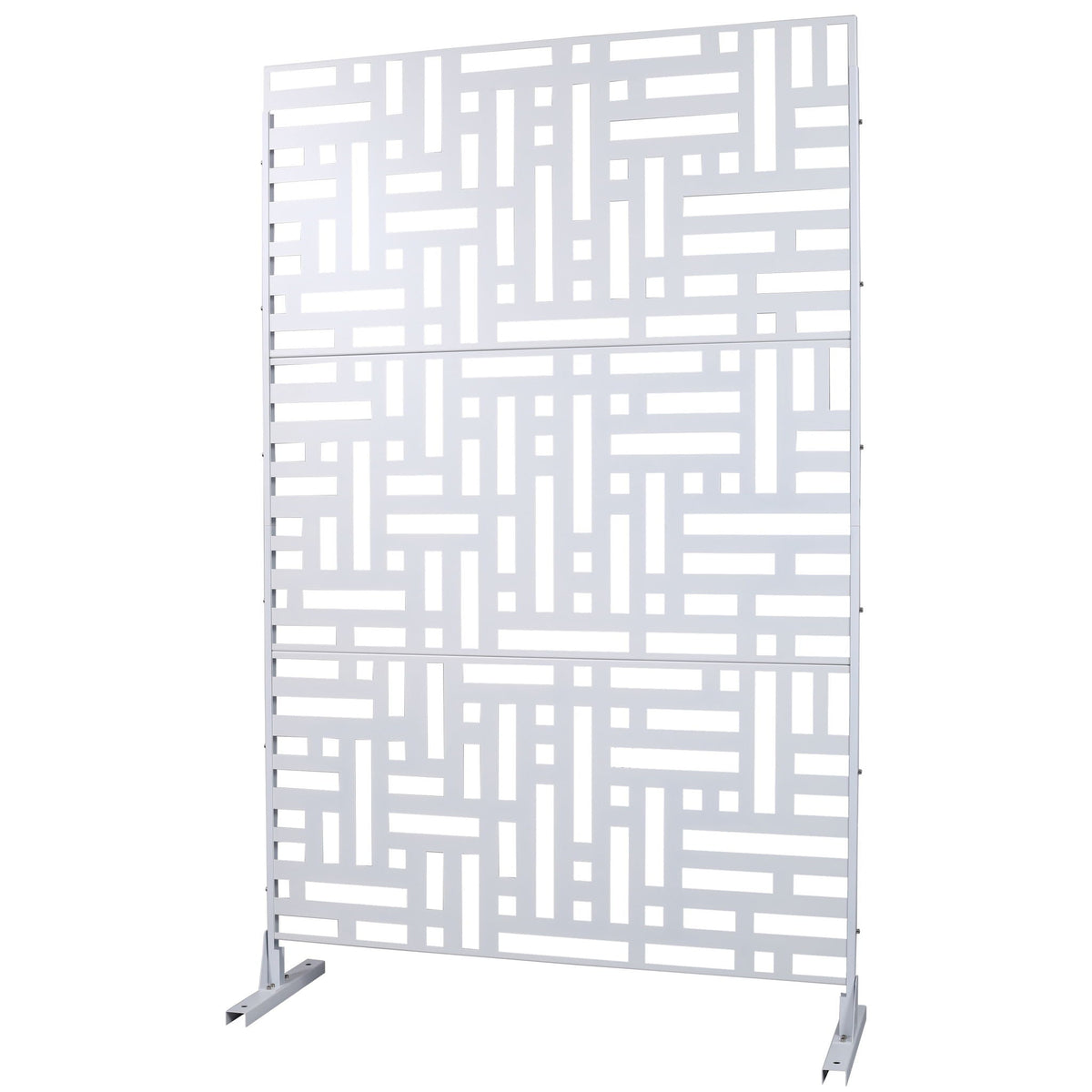 Decorative Freestanding Metal Privacy Screen For Indoor & Outdoor Use