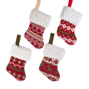 Charming 6 Inch Knit Stocking -