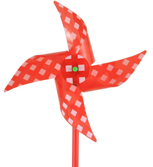 PVC Pinwheel - Blue Gingham