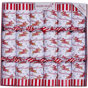 Racing Sausage Dog Party Crackers