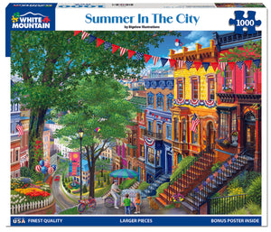 Summer In The City  - 1000 Piece Jigsaw Puzzle