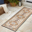 Bijan-traditional-vintage-medallion-reversible-machine-washable-indoor/outdoor-runner-rug-Outdoor-Rugs