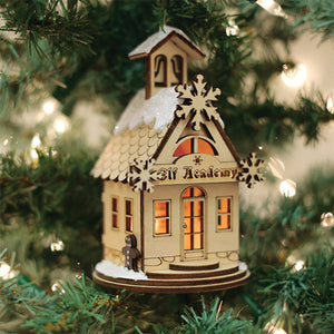 Elf Academy One Room Schoolhouse Ginger Cottage Collection