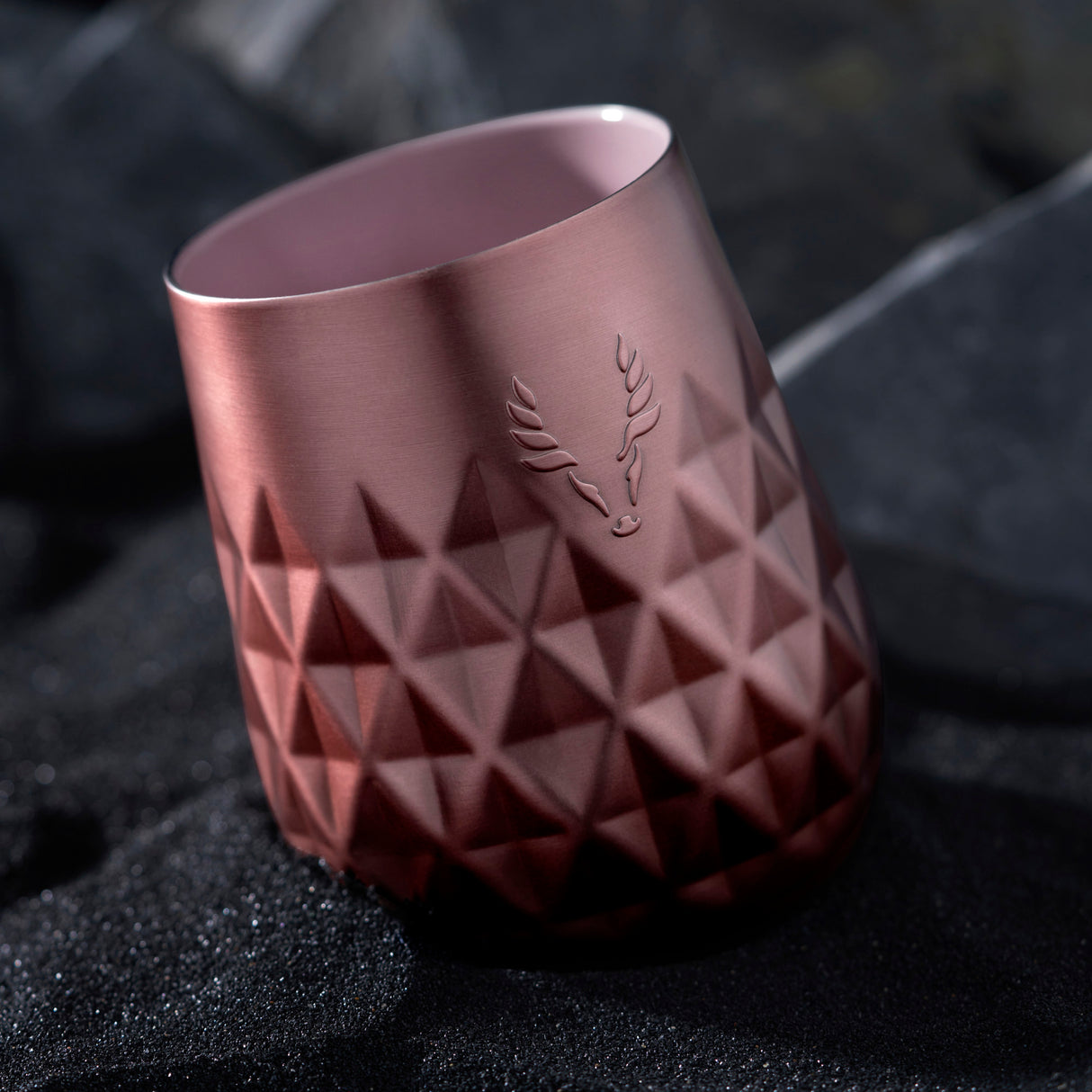 Paragon stainless steel wine tumbler in rose viski®