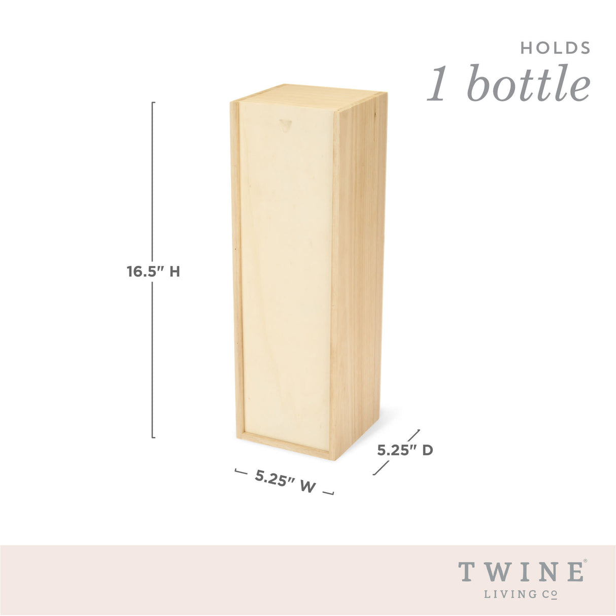 Magnum wooden wine box by twine®