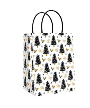 Holiday Medium Kraft Gift Bags -