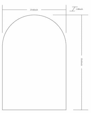 Brembilla Black Frame Mirror