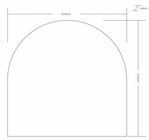 Brembilla Silver Gray Contemporary Mirror