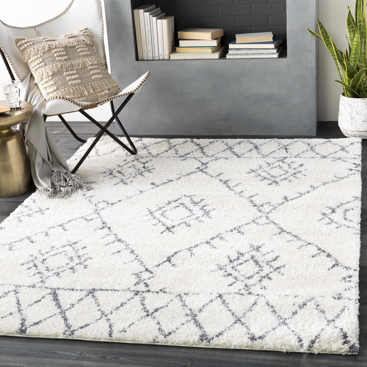 Bakerhill Moroccan Shag Rug - Clearance