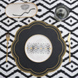Nurture-Black-Gold-Scalloped-Faux-Leather-Placemat-Faux-Leather-Placemats
