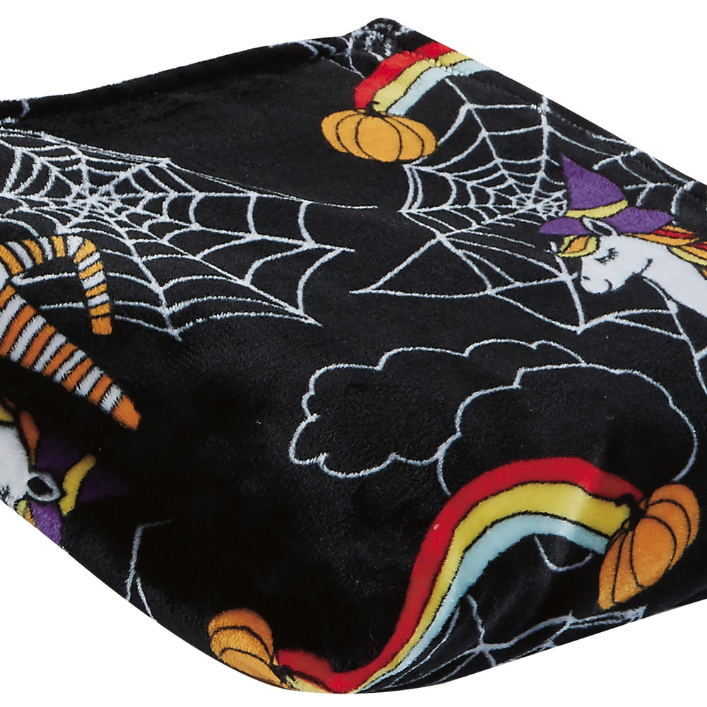 Happy Halloween Microplush Throw Blanket (50 X 60 Inch) - Pumpkins